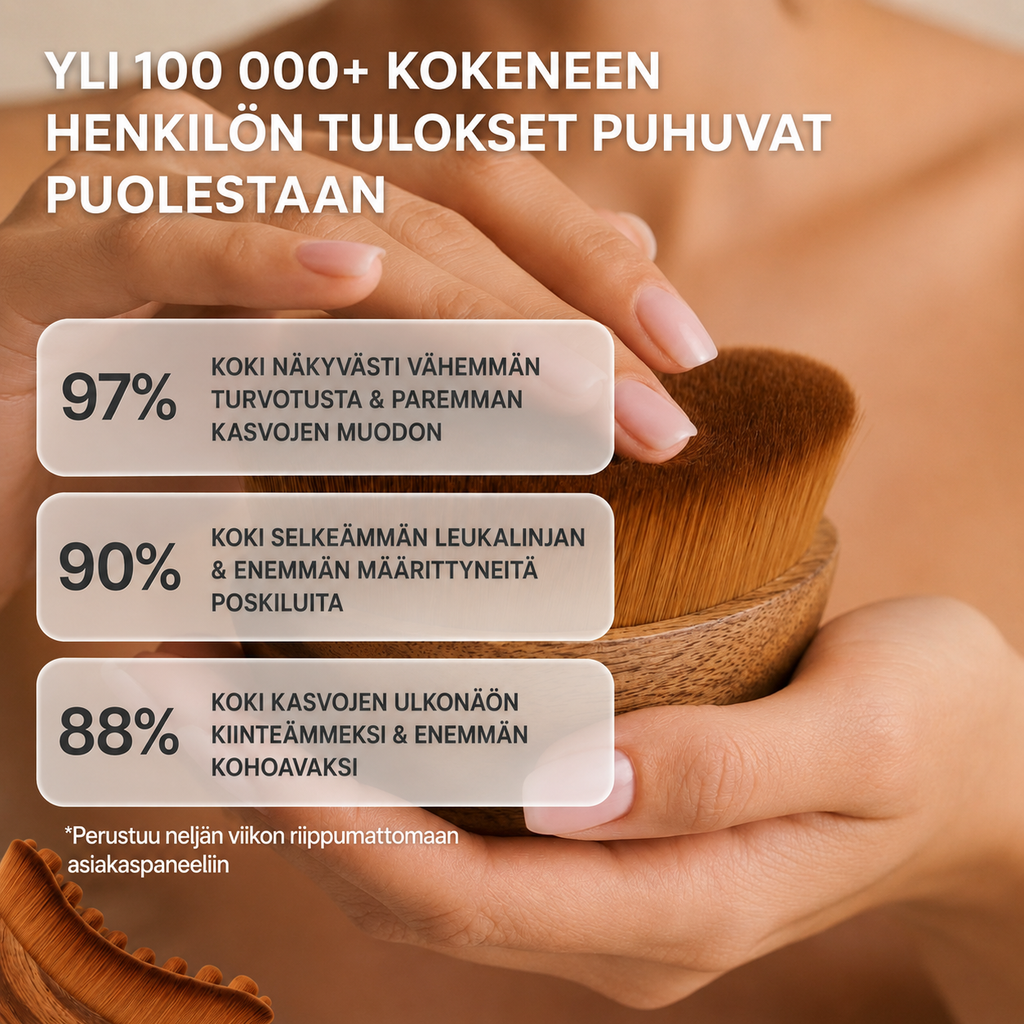 Lymfaattinen kasvojen muotoiluharja
