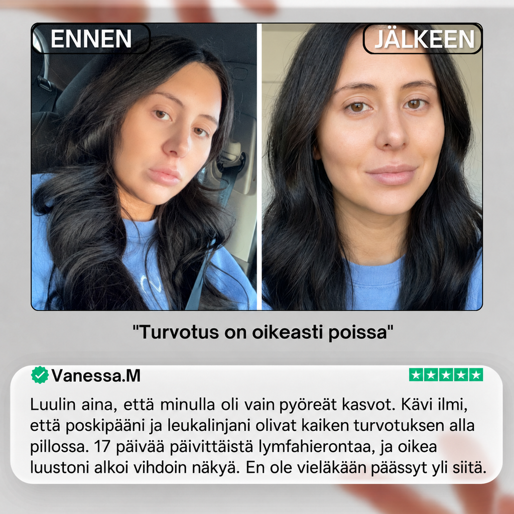 Lymfaattinen kasvojen muotoiluharja