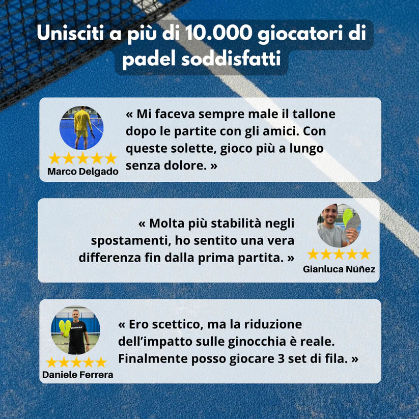 Solette performance da padel