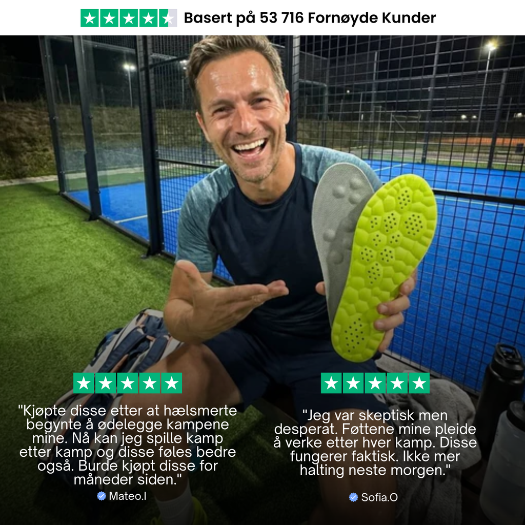 Padel Massasje Innleggssåler