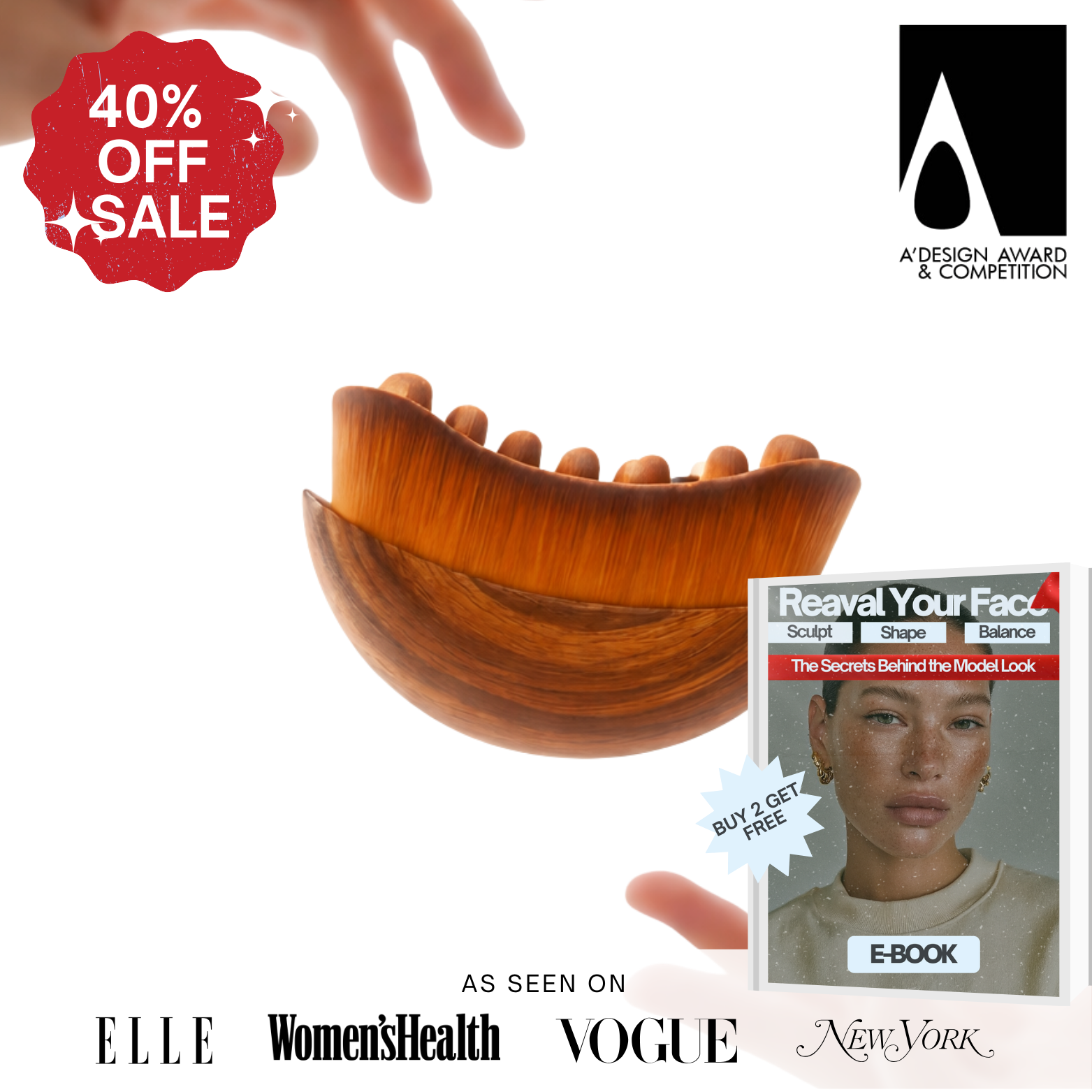 Lymfaattinen kasvojen muotoiluharja